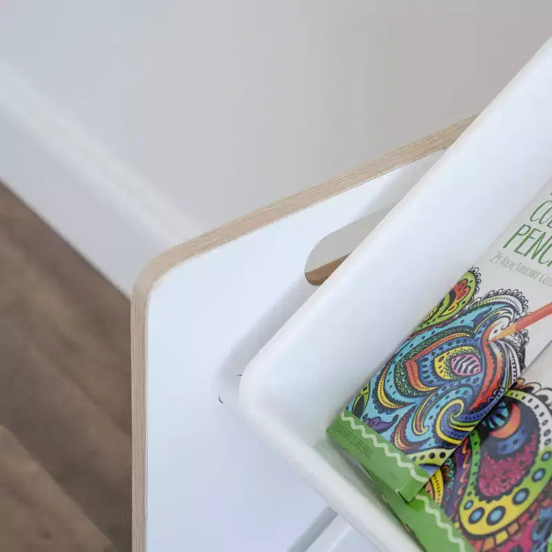 Organisateur de rangement de jouets pour enfants avec 9 bacs de rangement