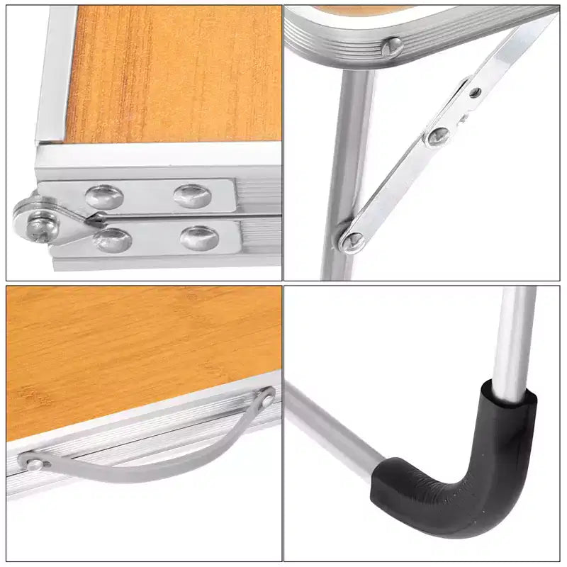 Tables de pique-nique pliables et portables durables pour lit ou canapé