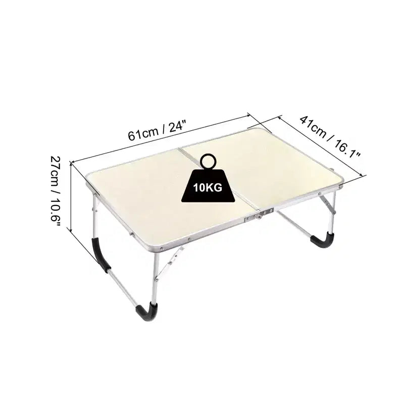Tables de pique-nique pliables et portables durables pour lit ou canapé