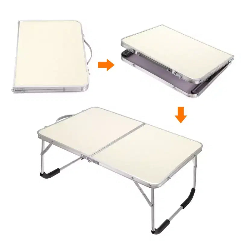 Tables de pique-nique pliables et portables durables pour lit ou canapé