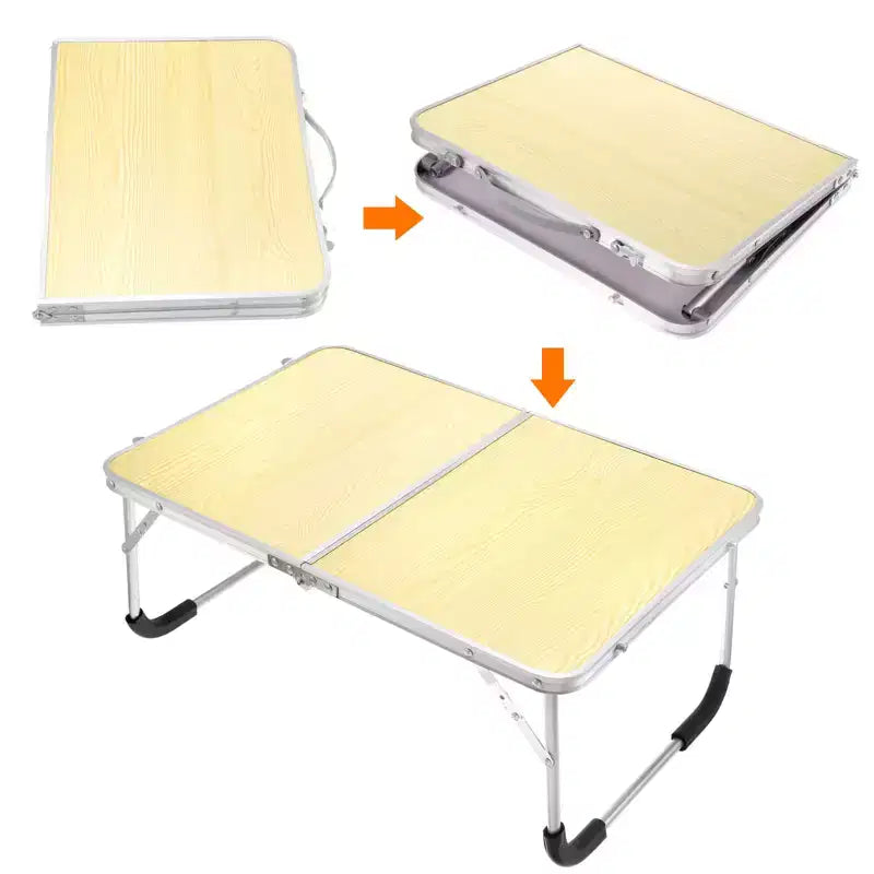 Tables de pique-nique pliables et portables durables pour lit ou canapé