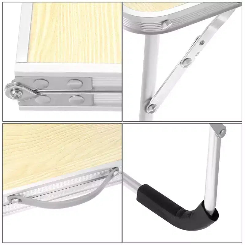 Tables de pique-nique pliables et portables durables pour lit ou canapé