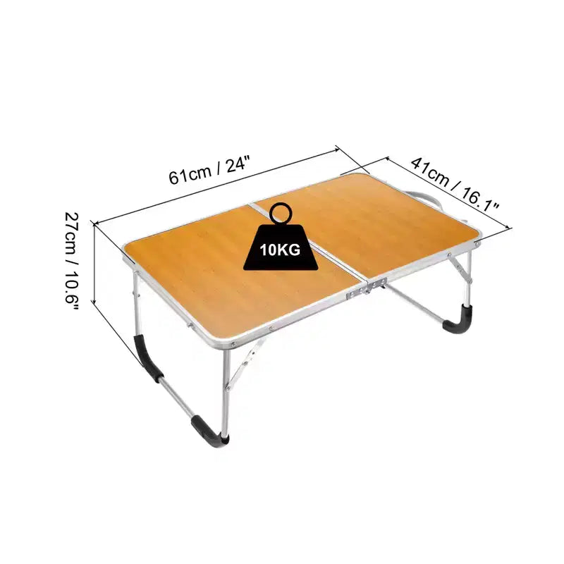 Tables de pique-nique pliables et portables durables pour lit ou canapé