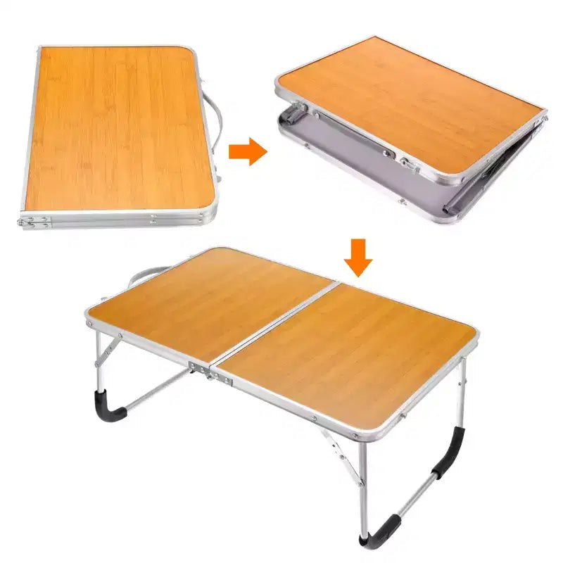 Tables de pique-nique pliables et portables durables pour lit ou canapé