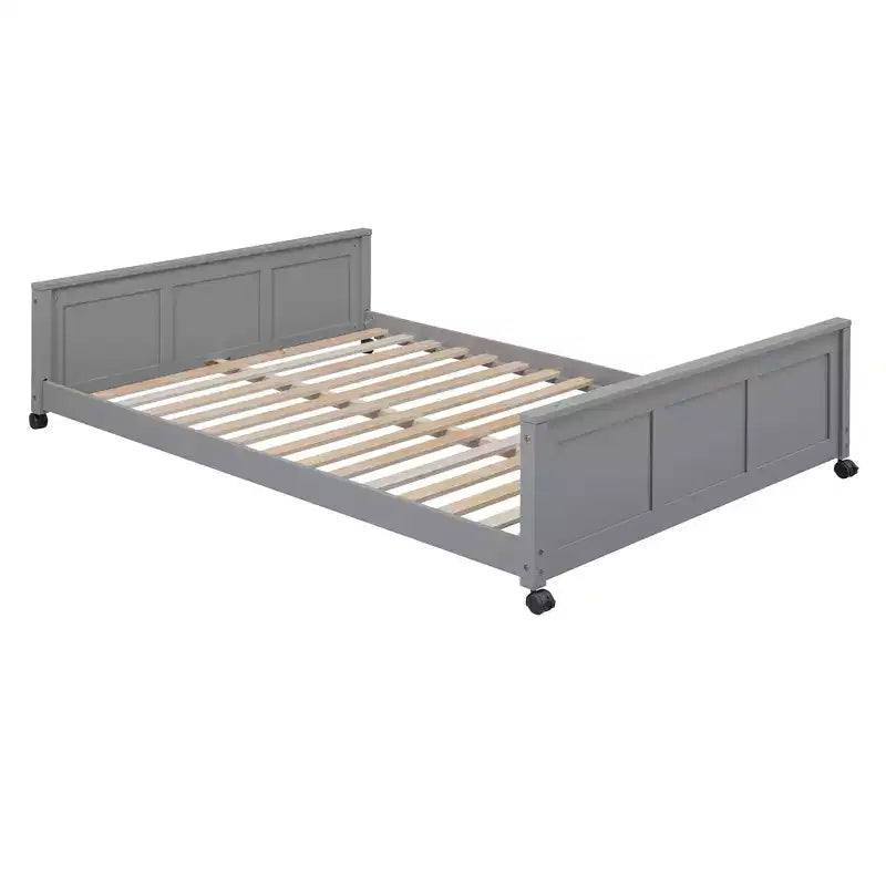 Lit superposé en bois double sur double/simple sur double avec bureau et échelle