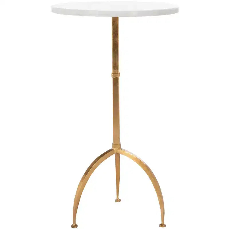 Table d'appoint - FOX2516 - Or/Blanc
