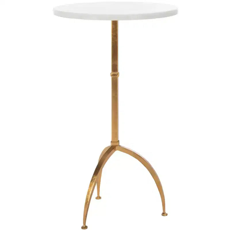 Table d'appoint - FOX2516 - Or/Blanc