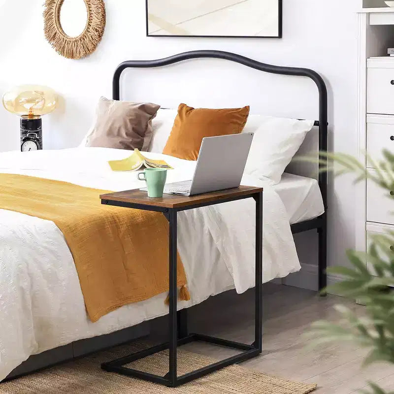 Table d'appoint en C, petite table basse pour canapé ou sofa